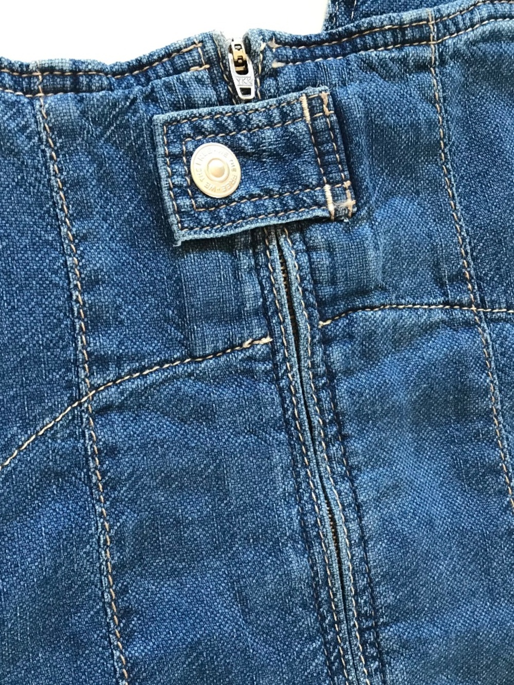 🆕 WE THE FREE JUDE 100% COTTON DENIM ONE PIECE OVERALLS JUMPSUIT - Picture 11 of 16